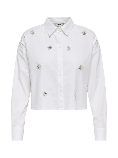  ONLY | 15371587/Bright White PEARL FLOWERS